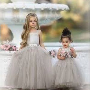 New Hint of Grey Fancy Frock